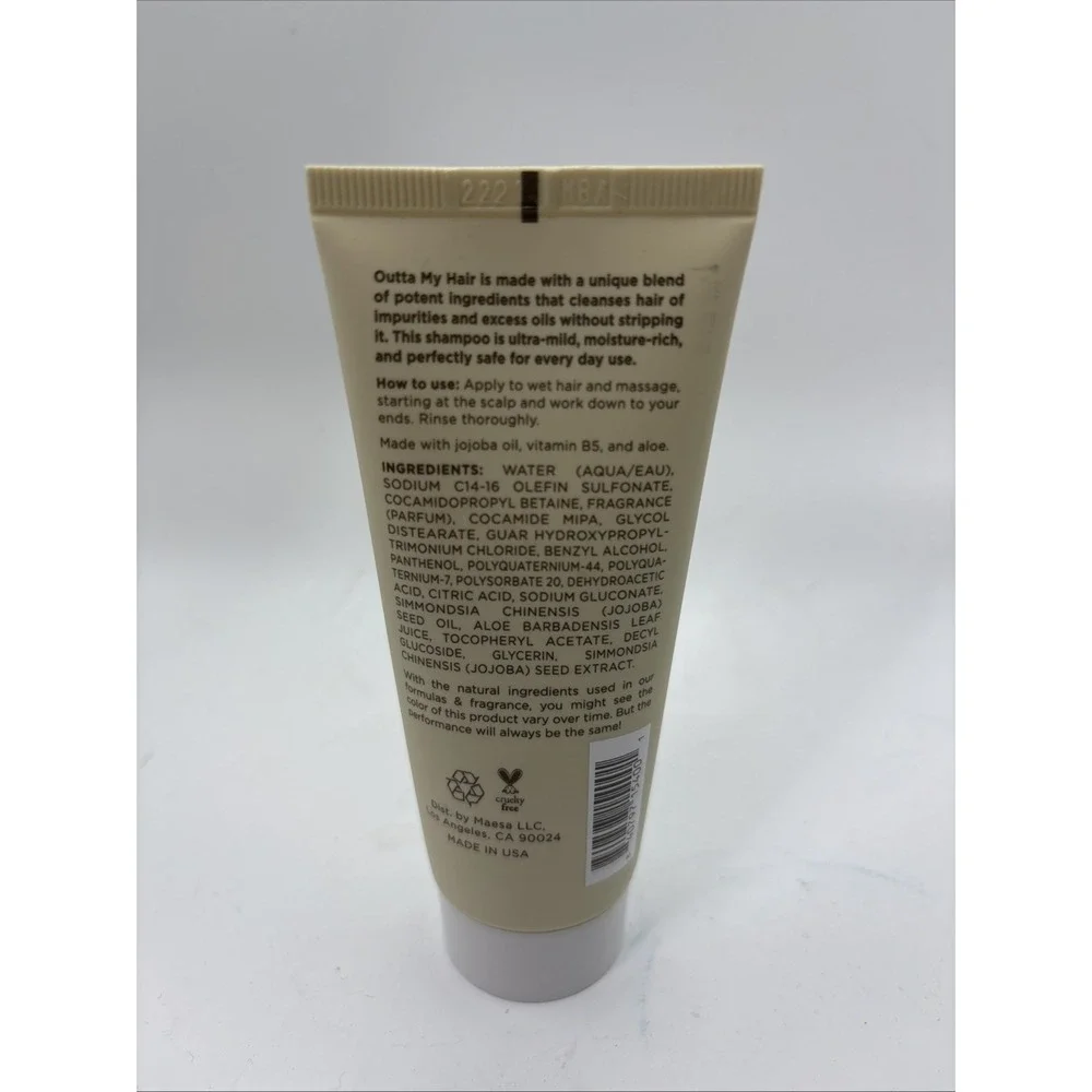 Hairitage‎ Outta My Hair Gentle Daily Shampoo 2 oz Travel Size